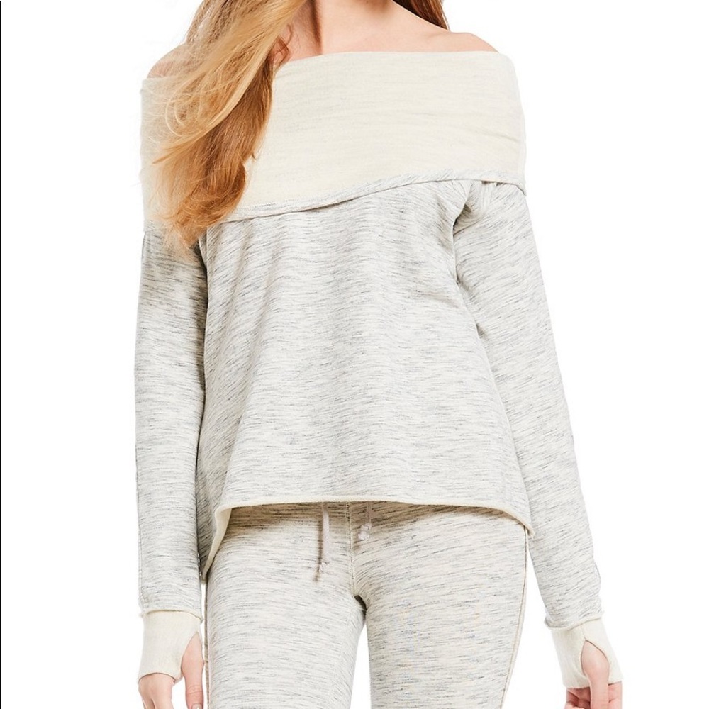 NWT Free People off the shoulder sweatshirt